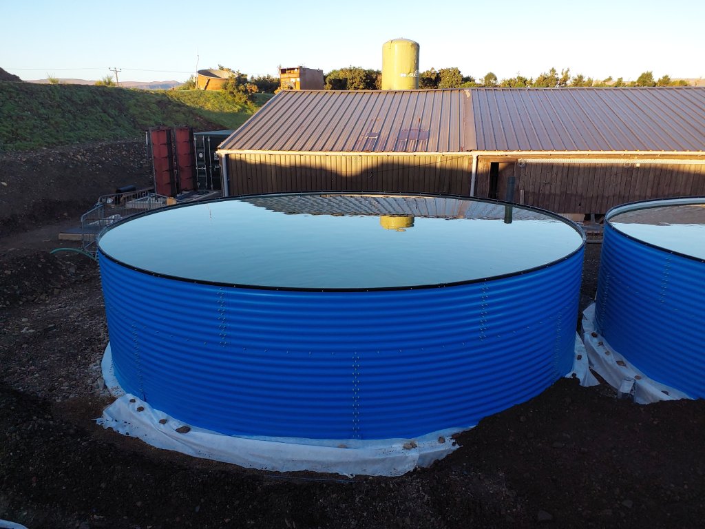 Butek Tanks storage tank installation project