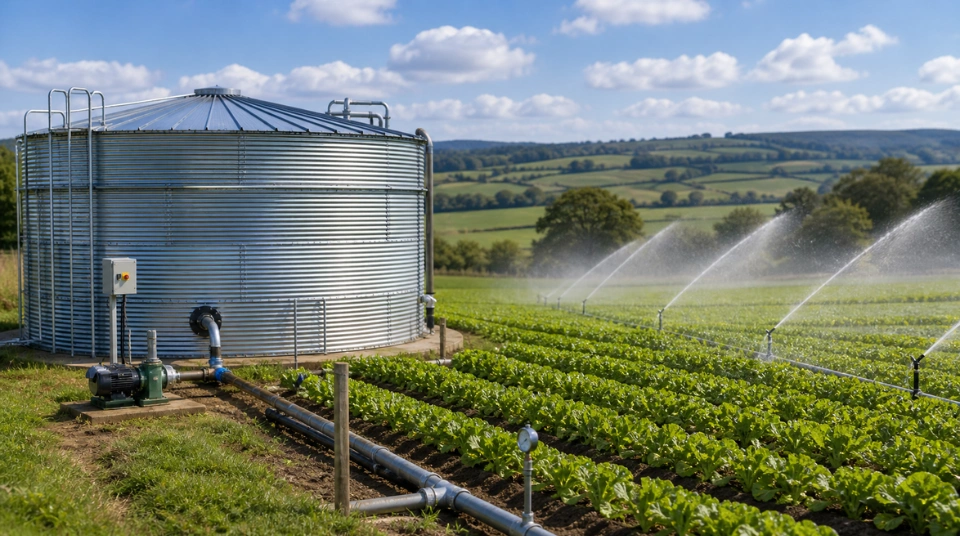 What Is Irrigation? How Steel Water Tanks Support UK Farm Irrigation